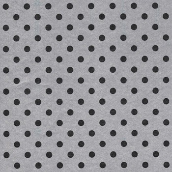 Secare Rolle geschenkpapier silber mit schwarzen Punkten mit gepressten Streifen, Rollen à 50 Meter, wählen Sie mindestens 4 Artikel in einer Sortimentsbox.
 