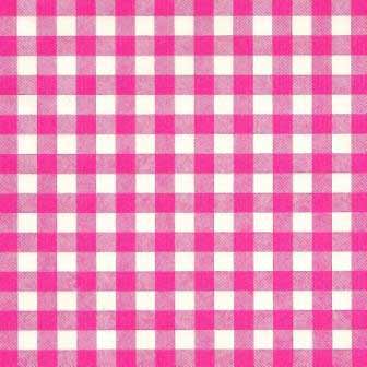 Counter rolls gift paper, pink and white checkered on strong ribbed white paper.
 