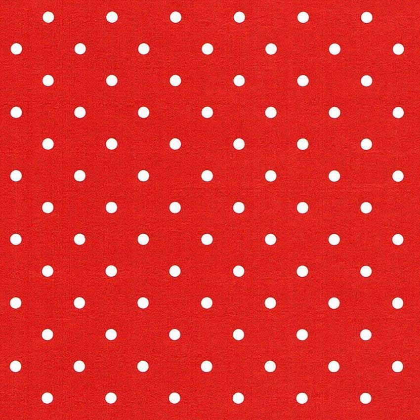 Gift wrapping paper red with white dots on strong white paper.
 