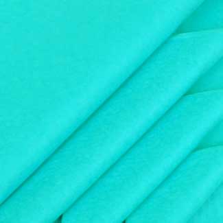 Turquoise luxuruy mf tissue paper, quality 17 grams colourfast chlorine and acid free.
 