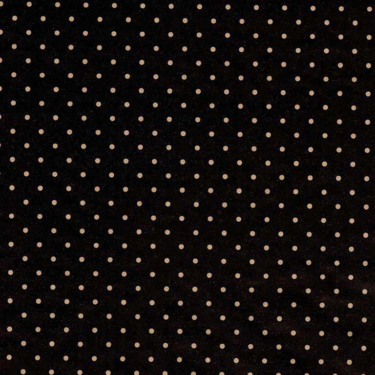Gift wrapping paper black with brown dots on brown kraft paper.
 