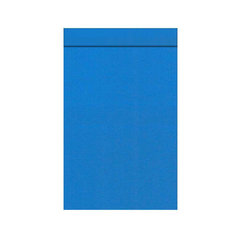 Geschenktüten mit 2 cm klappe, Außen und innen uni azurblau auf geripptes mattes starkes Papier.
 