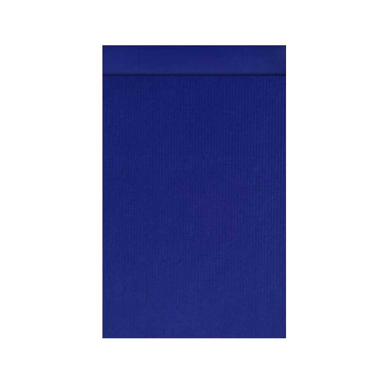 Geschenkzakjes met 2 cm klepje, buiten en binnenzijde uni koningsblauw op sterk geribbeld mat papier.
 