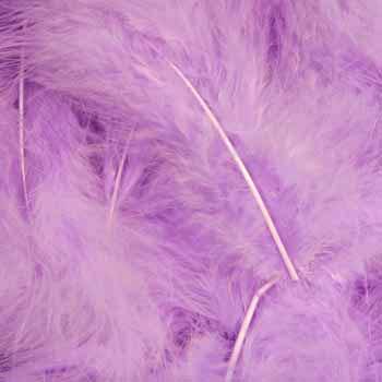 Feathers 40 grams per pack, color lilac
 