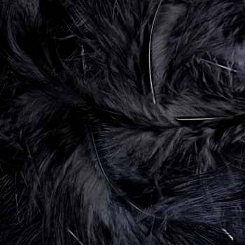Feathers 40 grams per pack, color black
 