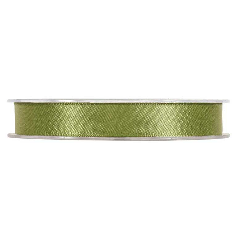 Satin ribbon dark olive green.
 