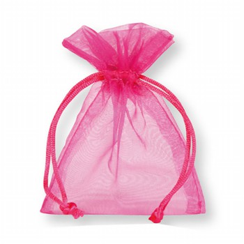 Organza gift bag pink.
 