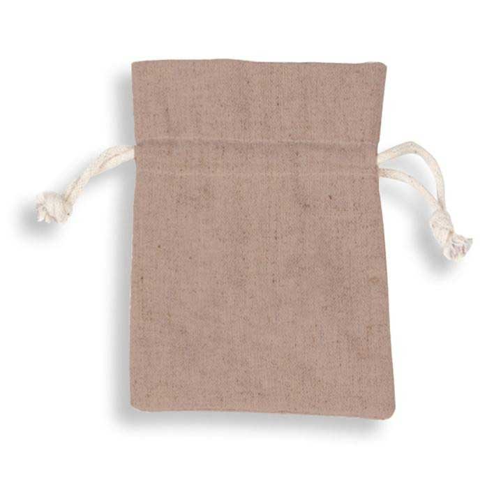 Luxurious and sturdy cotton gift bags in skin color.
 
