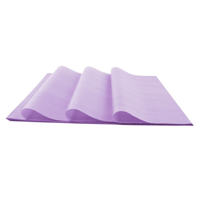 Lavender tissue paper, quality mg 17 grams colourfast.
 